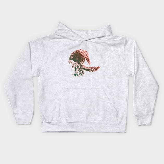 Brute Wolf Wyvern Kids Hoodie by ZNEVA